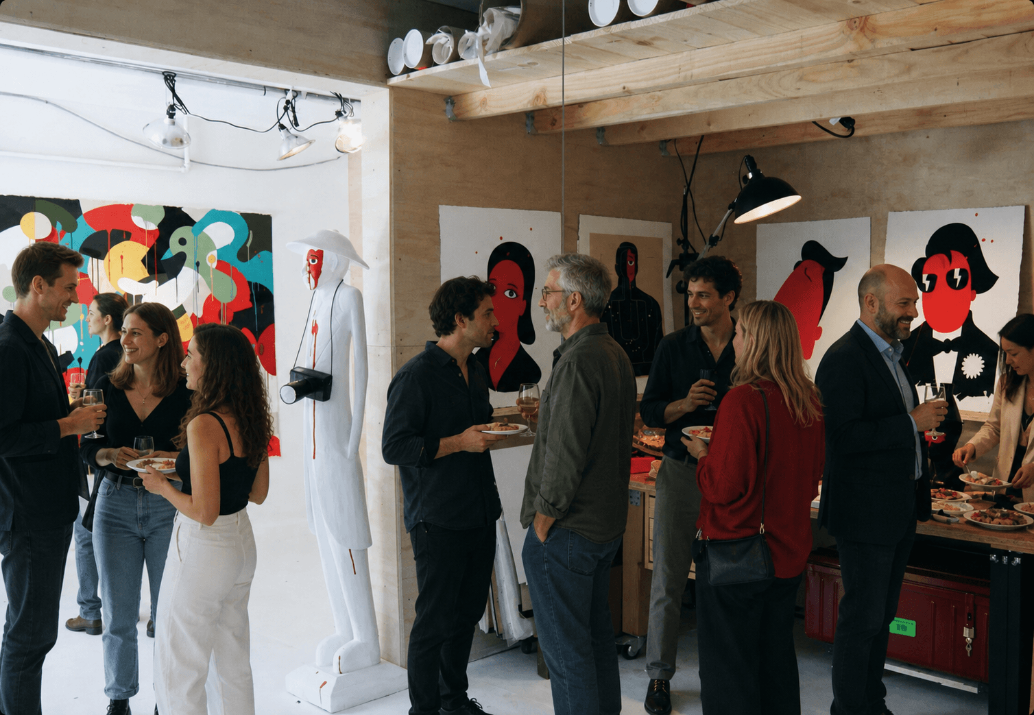 Lugar privado del mercado del arte